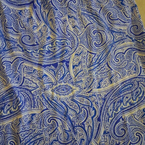 Jude Connally Women's Size Medium Blue White Paisley Bailey Mini Slip Dress - Picture 8 of 12